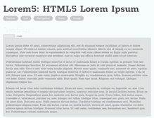 Tablet Screenshot of lorem5.com